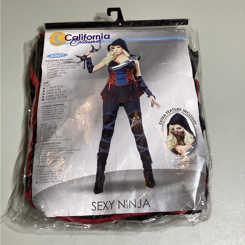 California Costumes Sexy Ninja Size Extra Large (12-14)